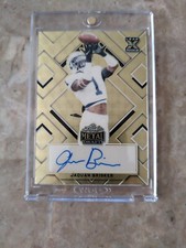Marketplace image: 2022 LEAF METAL DRAFT RC AUTO GOLD SUPERFRACTOR 1/1 JAQUAN BRISKER PENN STATE