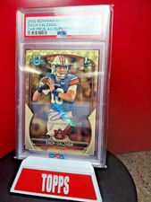 Marketplace image: 2022 Topps Bowman Chrome 1st Zach Calzada 1/1🔥Superfractor Auto PSA