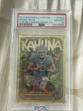 Marketplace image: 2023 Bowman Drake Maye Superfractor