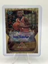 Marketplace image: 2023 Bowman Chrome U #70 Bruce Thornton 1st Bowman Auto 1/1 Superfractor Rockets