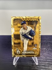 Marketplace image: 2024 Topps Chrome Gilded Yoshinobu Yamamoto 1/1 Superfractor Rookie Card Dodgers