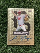 Marketplace image: Mason Thompson 2015 Leaf Perfect Game One Of One Superfractor Auto Free Ship!