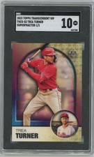 Marketplace image: Trea Turner 2023 Topps Transcendent VIP Superfractor 1/1 Phillies SGC 10 Gem