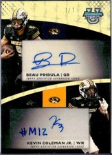 Marketplace image: BEAU PRIBULA KEVIN COLEMAN 2025 BOWMAN U BEST SUPERFRACTOR DUAL ROOKIE AUTO 1/1
