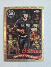 Marketplace image: GUNNAR HENDERSON 2024 TOPPS CHROME CUP SUPERFRACTOR 1/1