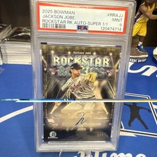 Marketplace image: 2025 Bowman Jackson Jobe Rockstars Rookie Auto- Superfractor 1/1