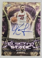 Marketplace image: 2025 Topps Cosmic Chrome - Kevin Love Electro Static Auto 1/1 Superfractor 🔥