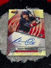 Marketplace image: 2025 Bowman’s Best Robert Hassell III SuperFractor Rookie Auto 1/1 #B25-RH