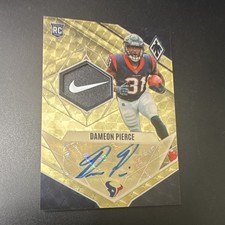 Marketplace image: Super Fractor 1 of 1 Panini 2022 Dameon Pierce RPA Nike Swoosh Houston Texans