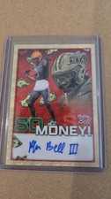 Marketplace image: 2025 Leaf Metal PHILLIP BELL Auto Autograph Red Flood SUPERFRACTOR  1/1 Ohio St.