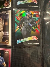 Marketplace image: 2025 Topps Chrome - Future Stars Junior Caminero #FS-18 SuperFractor /1