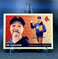 Marketplace image: 2025 Topps Chrome Platinum Pat O'Sullivan #55E-PO Employee SSP Superfractor 1/1
