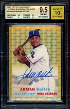 Marketplace image: 2021 Topps Transcendent Adrian Beltre '57 Superfractor Autograph 1/1 BGS 9.5
