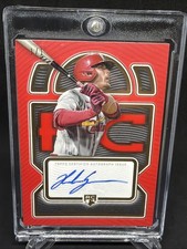 Marketplace image: 2023 Topps Definitive Nolan Gorman RED 1/1 RC Auto  PSA 9 Superfractor