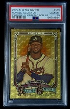 Marketplace image: Ronald Acuna Jr 1/1 PSA 10 Superfractor Allen & Ginter 2025 Braves One Of One