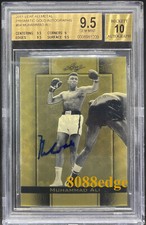 Marketplace image: 2011 LEAF METAL SUPERFRACTOR AUTO 84: MUHAMMAD ALI #1/1 BGS 9.5 GEM AUTOGRAPH 10