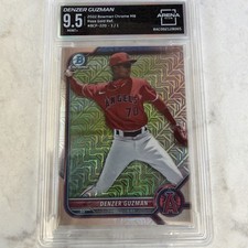 Marketplace image: 2022 Bowman Chrome Denzer Guzman 1/1 Rose Gold Superfractor Rookie 🔥🔥🔥