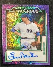 Marketplace image: 2026 Leaf Metal Baseball Len Barker Superfractor 1/1 - Armed and Dangerous