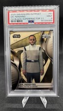 Marketplace image: Topps 2025 Smugglers Outpost Star Wars Dr. Pershing #51 Superfractor 1/1 PSA 9