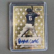 Marketplace image: BRISTOL CARTER Auburn Tigers Autograph 1/1 2022 Leaf Perfect Game Superfractor