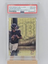 Marketplace image: 2024 Topps Signature Class Caleb Williams Gold Superfractor 1/1  GRAIL PSA 10