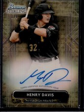 Marketplace image: 2022 Bowman Sterling Baseball Henry Davis #PA-HD Superfractor Auto 1/1