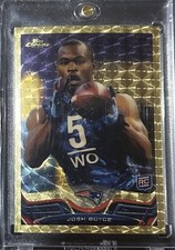 Marketplace image: Josh Boyce 2013 Topps Chrome #152 SuperFractor 1/1 RC Patriots Rookie