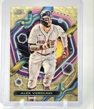 Marketplace image: ALEX VERDUGO 2023 TOPPS CHROME COSMIC SUPERFRACTOR RED SOX 1/1