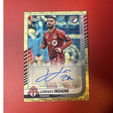 Marketplace image: Topps 2025 Chrome MLS Lorenzo Insigne Auto SuperFractor 1/1 Toronto FC CA-LI