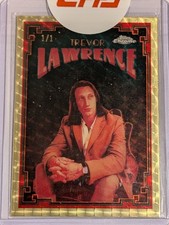 Marketplace image: 2021 Topps Chrome X Trevor Lawrence 1 of 1 RC 1/1 Trevor Lawrence Superfractor