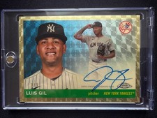 Marketplace image: 2025 Topps Chrome Platinum - Luis Gil - SUPERFRACTOR AUTO 1/1! 🦐 YANKEES