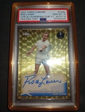 Marketplace image: 2021 TOPPS CHROME TENNIS ROD LAVER SUPERFRACTOR 1/1 GEM MINT PSA 10 AUTO 10