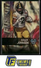 Marketplace image: 2024 Bowman University Best Kaleb Johnson / Williams Fusion Superfractor 1/1
