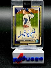 Marketplace image: Yoshinobu Yamamoto 2024 Bowman Samurai Japan Kanji Superfractor 1/1
