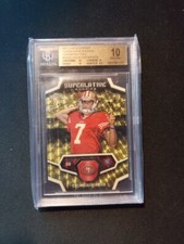 Marketplace image: 🏈 2011 Topps Chrome Superlative Rookie Superfractor Colin Kaepernick 1/1 BGS 10