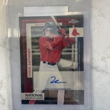 Marketplace image: 2024 Topps Chrome National Convention Roman Anthony Auto Superfractor 1/1 Rookie