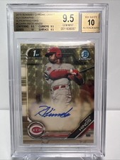 Marketplace image: 2019 Bowman Chrome Draft Superfractor RECE HINDS 1/1 BGS 9.5 GEM MINT 10 AUTO