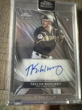 Marketplace image: 2024 Topps Chrome Black - Autographs Taylor Kohlwey #SuperFractor /1 (AU, RC)