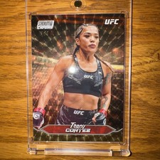 Marketplace image: TRACY CORTEZ GOLD SUPERFRACTOR 1/1 2025 Topps UFC Stadium Club Chrome 1 OF 1