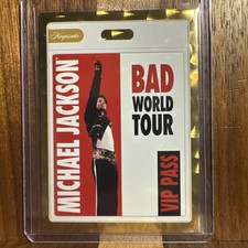 Marketplace image: Michael Jackson Keepsake 1/1 Card #123 VIP Pass GOLD SUPERFRACTOR