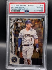 Marketplace image: 2020 Topps Chrome Ben Baller Superfractor Keston Hiura 1/1 PSA 10