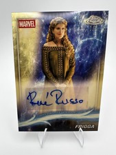 Marketplace image: 2025 Topps Marvel Studios Chrome - Frigga (Rene Russo) Superfractor Auto 1/1