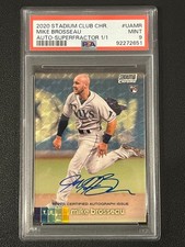Marketplace image: Mike Brosseau 2020 Topps Stadium Club Chrome Rookie Auto Superfractor 1/1 PSA 9