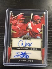 Marketplace image: 2025 Leaf Metal Christian Moore /Joswa Lugo Dual Auto Superfractor   1/1