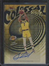 Marketplace image: 2025 Topps Finest Gabe Vincent #CS-GV Colossal Shots Superfractor Autograph 1/1
