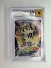 Marketplace image: 2024 Topps Chrome - Future Stars Autographs Drake Maye Superfractor 1/1 (AU, RC)