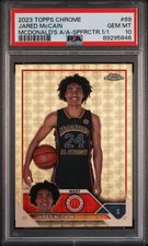 Marketplace image: 2023 Topps Chrome - Jared McCain McDonald's Superfractor 1/1