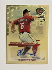 Marketplace image: Shinnosuke Ogasawara 2025 Panini Prospects Super Fractor Rookie Auto #d 1/1 Nats