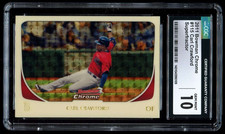 Marketplace image: 2011 Bowman Chrome Superfractor #115 Carl Crawford 1/1 CGC 10 GEM MINT