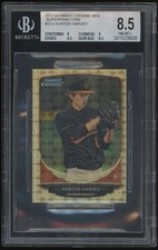 Marketplace image: 2013 Bowman Chrome Mini Superfractor Hunter Harvey Orioles 1/1 BGS 8.5 #314